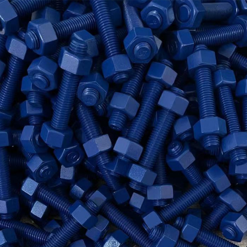 Teflon Blue Stud Bolts Marine Anti-Corrosion 특별 사용