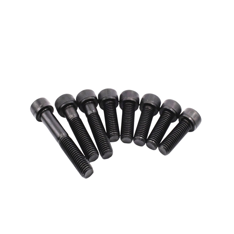 A2 70 블랙 스테인레스 스틸 육각형 소켓 나사