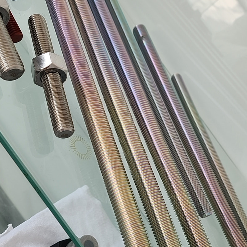 합금강 M27*300 PTFE/Dacromet 코팅 B7 나사산 막대 스터드