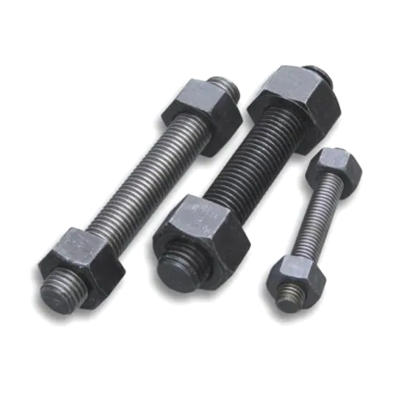 M16*300 탄소강 등급 8.8 PTFE 파란색 코팅 완전 나사형 스터드